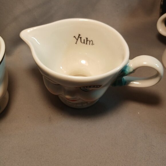 Vintage Baileys Irish Cream Winking Face Yum Coffee Cup Mug Set of 2 His & Hers - Picture 8 of 11